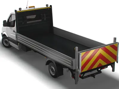 Mercedes Benz Dropside Tail Lift 2008 3D model