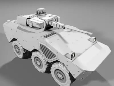 Guarana Tank Low-poly 3D model