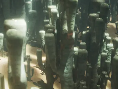 Vauxia Low-poly 3D model