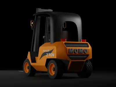 Concept Forklift for Commercial use 3D model
