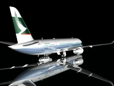 Cathay Pacific 787- 8 Dreamliner 3D model