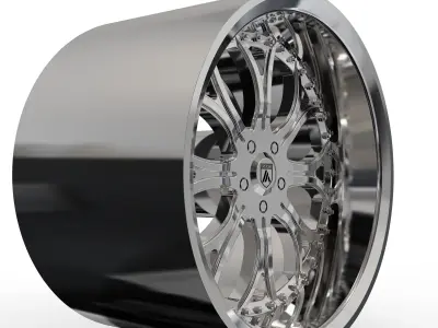 ASANTI AF154 WHEEL 3D MODEL 3D model