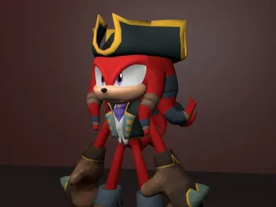 knuckles 3D model