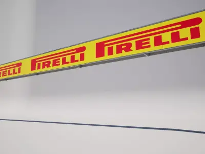 Racetrack Advertising Billboard 3D model