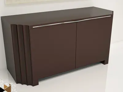 Giorgio absolute Side Board and Mirror 3D Model Free 3D model