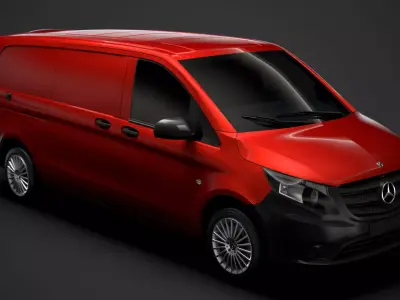 Mercedes Benz Vito Panel Van L3 2019 3D model