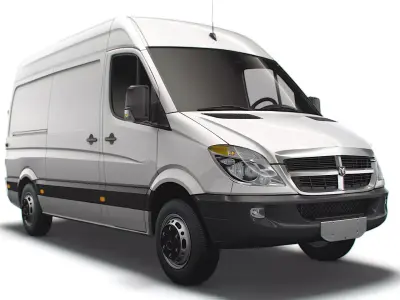 Dodge Sprinter Van L2H2 2009 3D model