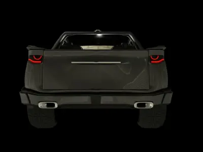 Generic Pick Up Low-poly 3D model