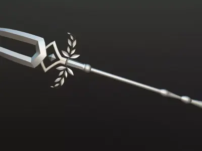 Varatha The Eternal Spear Low-poly 3D model