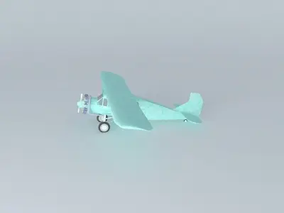 Wright Bellanca Free 3D model