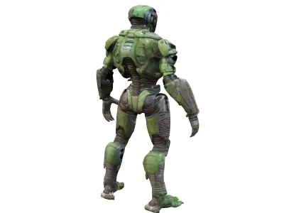 scifi morph cube cyborg from dead space extremely detailed hi... 3D model