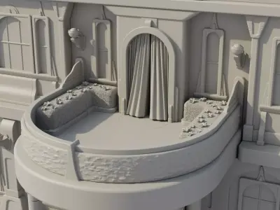 Palace for Tabletop RPGs 3D print model