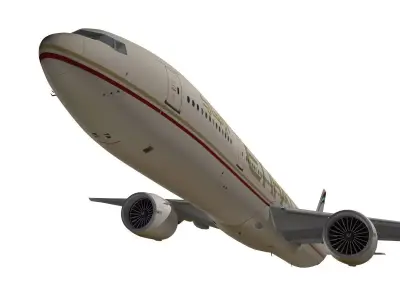 Boeing 777-300ER Etihad Airways 3D model