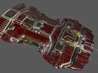 Imperial CUDGEL Medium Bow Section 3D model