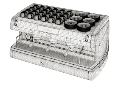 Commercial Espresso Coffee Machine AURELIA 3D model