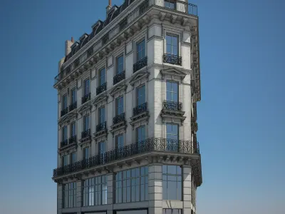 Old Building XI 3D model