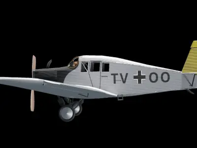 Junkers F 13 3D model