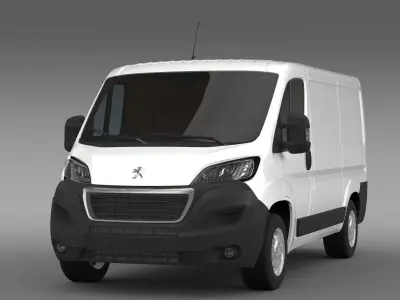 Peugeot Boxer Van L1H1 2017 3D model