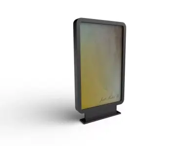 Stand Display M02 Low-poly 3D model