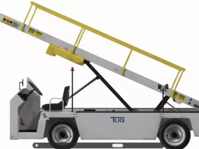 Airport Conveyor Belt Loader 3D model