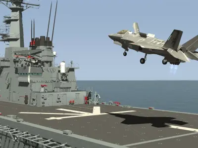 JMSDF F-35B Lightning II 3D model