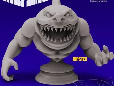 Street Shark - Ripster -  Animated Series 3D print model purchase