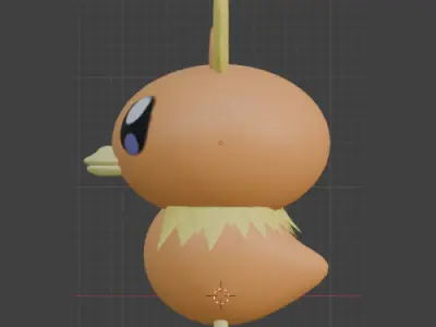 Torchic Free 3D model