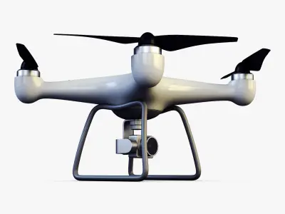 Drone Quadcopter v 1 3D model