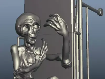 x files anasasi episode alien 3D print model