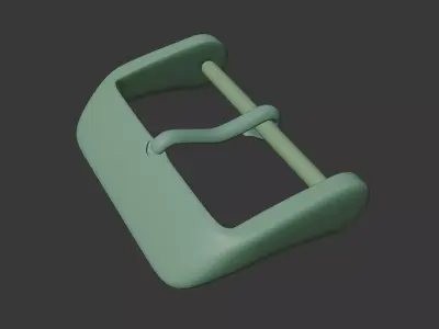 Wrist Watch Buckle 3D model