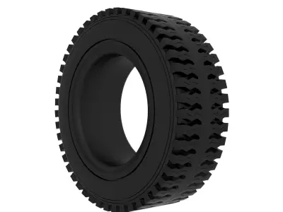 JK - Tyre Wheel Big 3D model