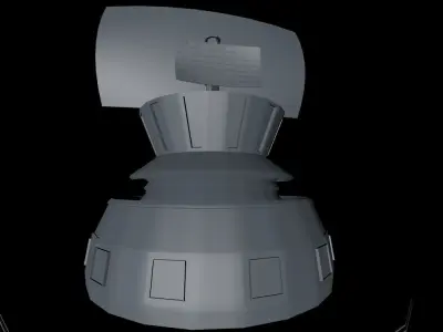 The Sentinel - Futuristic Operation Tower 3D model