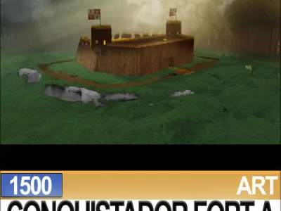 Conquistador Fort A 1500 3D model