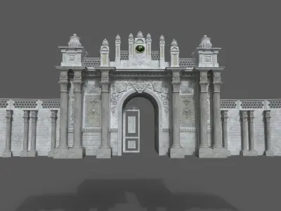 Dolmabahce Palace Low-poly 3D model