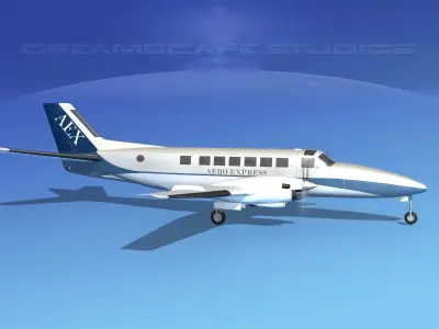 Beechcraft B99 Aero Express 3D model