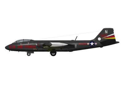 Martin B-57B Canberra 3D model