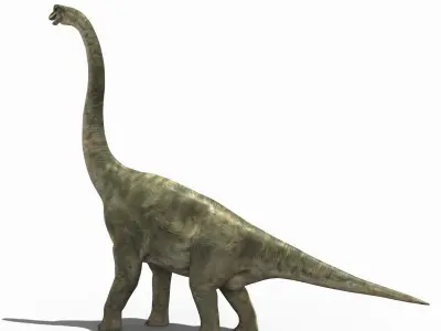 Brachiosaur Forever - 8K 3D model