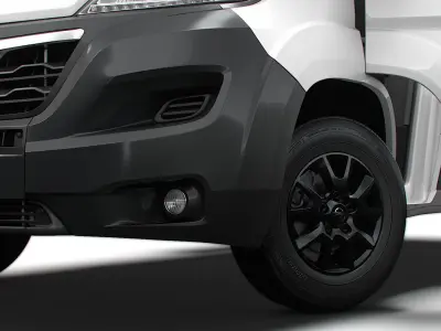 Opel Movano Van L2H1 HQ Interior 2023 3D model