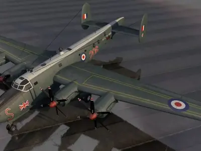Avro 716 Shackleton MR3 3D model