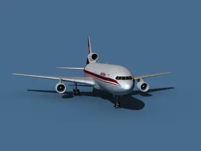 Lockheed L-1011-50 Aero Peru 3D model