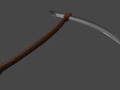 Scythe Free low-poly 3D model