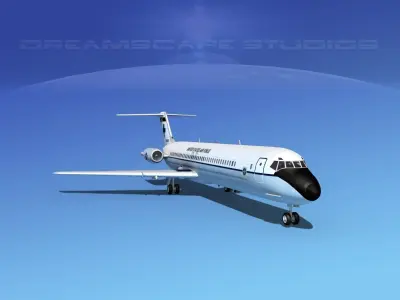 Douglas C-9-50 Nightingale US Air Force 3D model