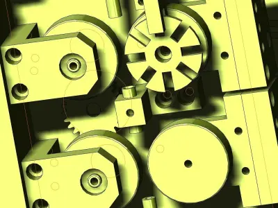 Soldering welding mechanism 3D model