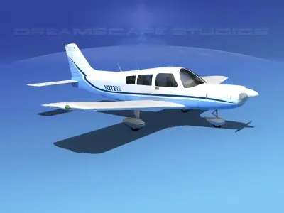 Piper PA-28 V07 3D model