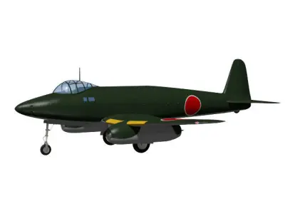Yokosuka R2Y Keiun kai 3D model