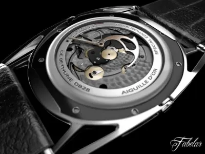 Watch mechanism 3D model