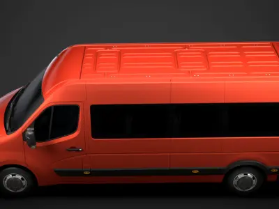 Vauxhall Movano L3H2 Minibus 2020 3D model