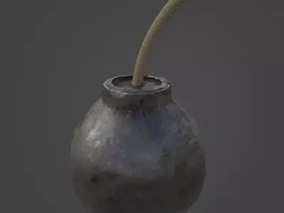 Pirate Bomb - Gameready Asset Low-poly 3D model