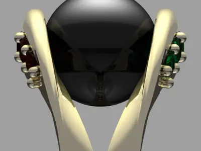 Rendering Anello D Free 3D model