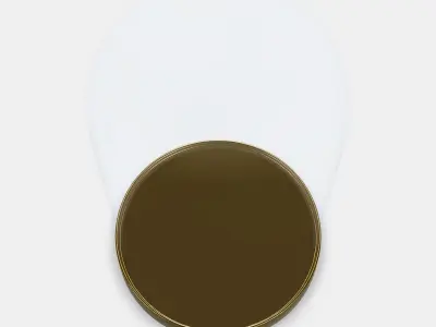 BEGAVNING Glass dome with base 1 Low-poly 3D model